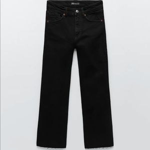 Zara Cropped Flare Jeans